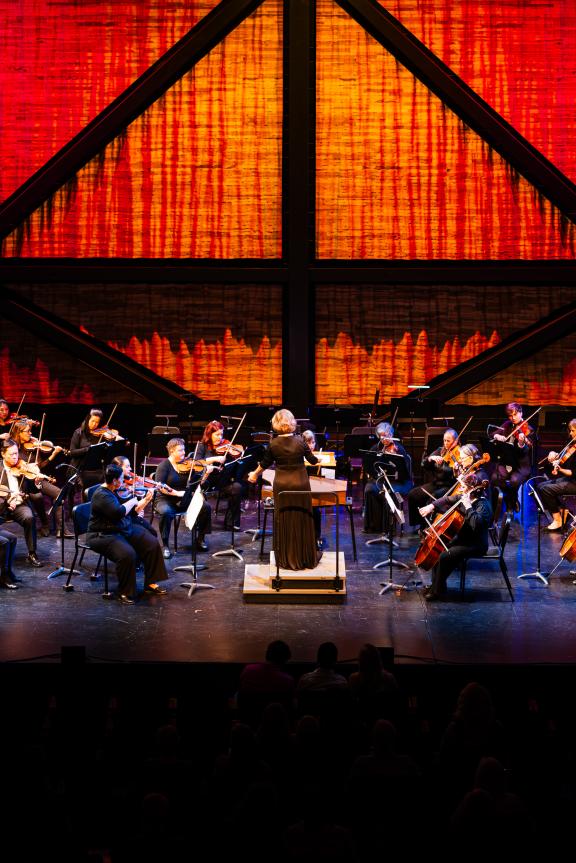 memphis symphony orchestra performs on stage