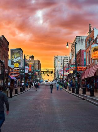 Sunset on Beale Street