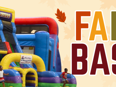 Fall Bash family event graphic for September 12 at the Renasant Convention Center