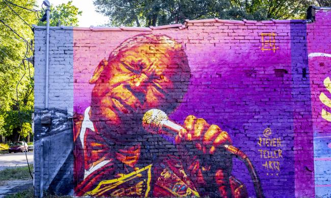 BB King Mural
