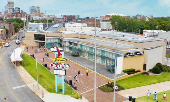 The exterior of the National Civil Rights Museum at the Lorraine Motel.