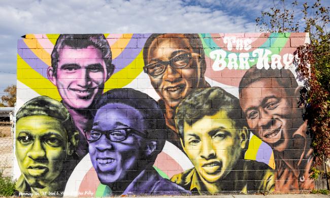 Mural of the Memphis band The Bar-kays.