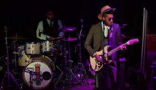 Band playing at the International Blues Challenge.