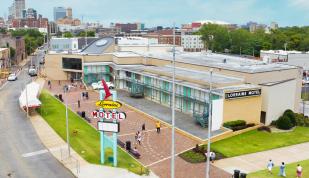 The exterior of the National Civil Rights Museum at the Lorraine Motel.